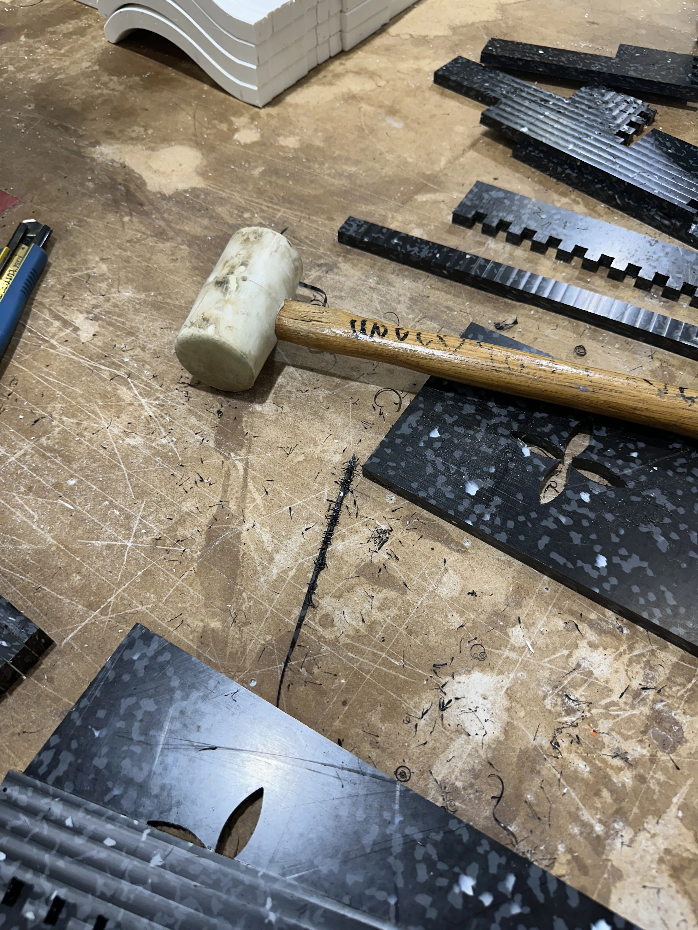 Working with recycled plastic